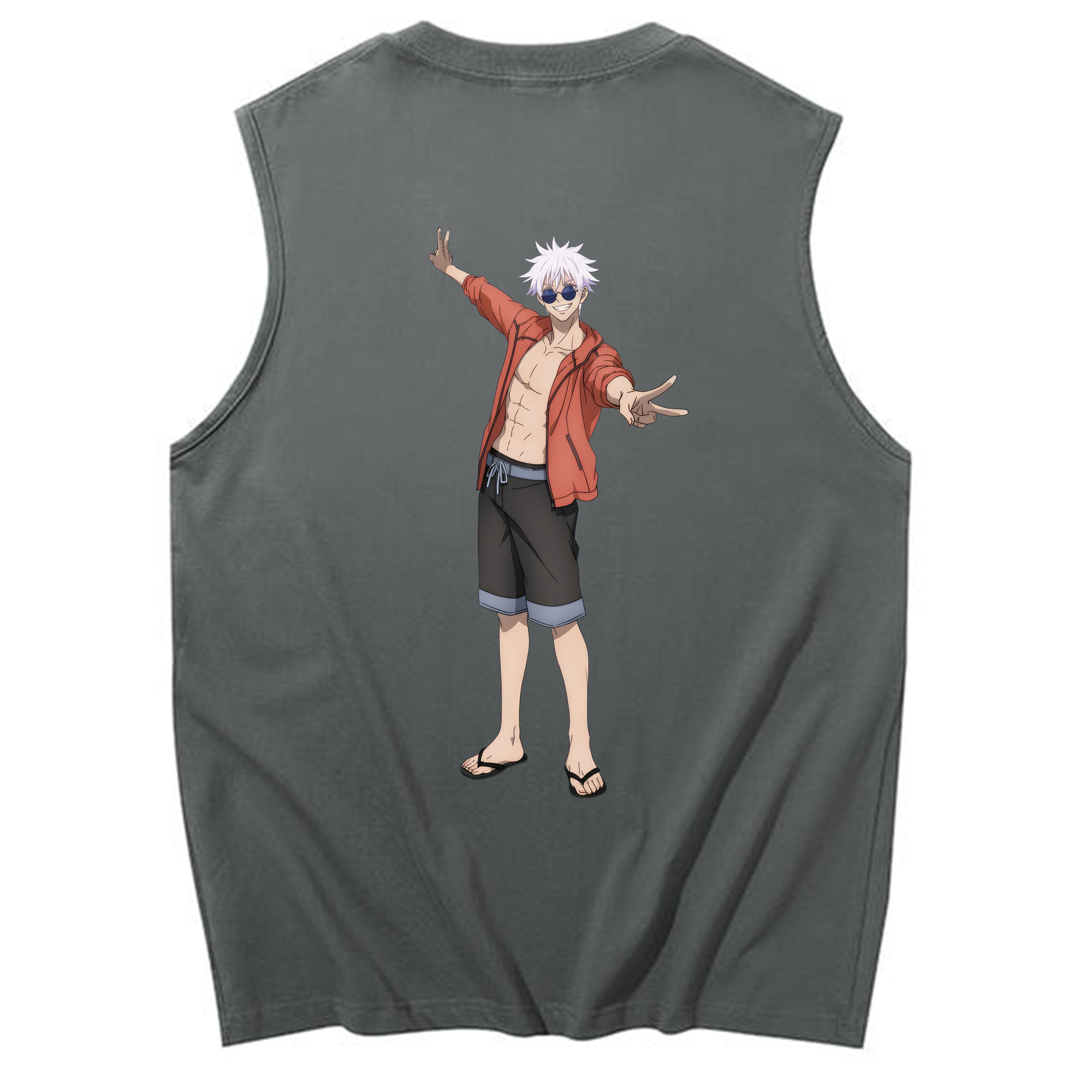 （画像用） 呪術廻戦 Jujutsu Kaisen コットン100％タンクトップ（背面プリント）